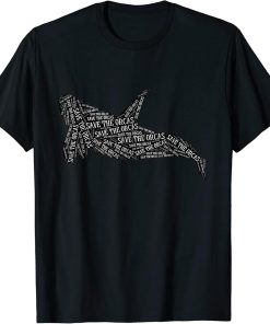 Orca Killer Whale Pacific Northwest Save The Orcas T-Shirt