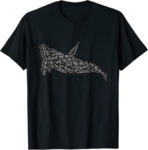 Orca Killer Whale Pacific Northwest Save The Orcas T-Shirt