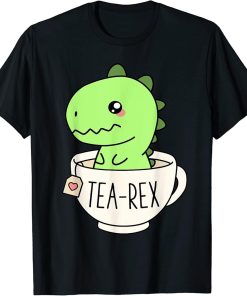 Tea-Rex Cute T-Rex Dinosaur Kawaii Funny Dino Pun T-Shirt