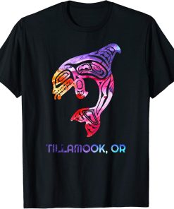 Tillamook Oregon Native American Orca Killer Whale T-Shirt